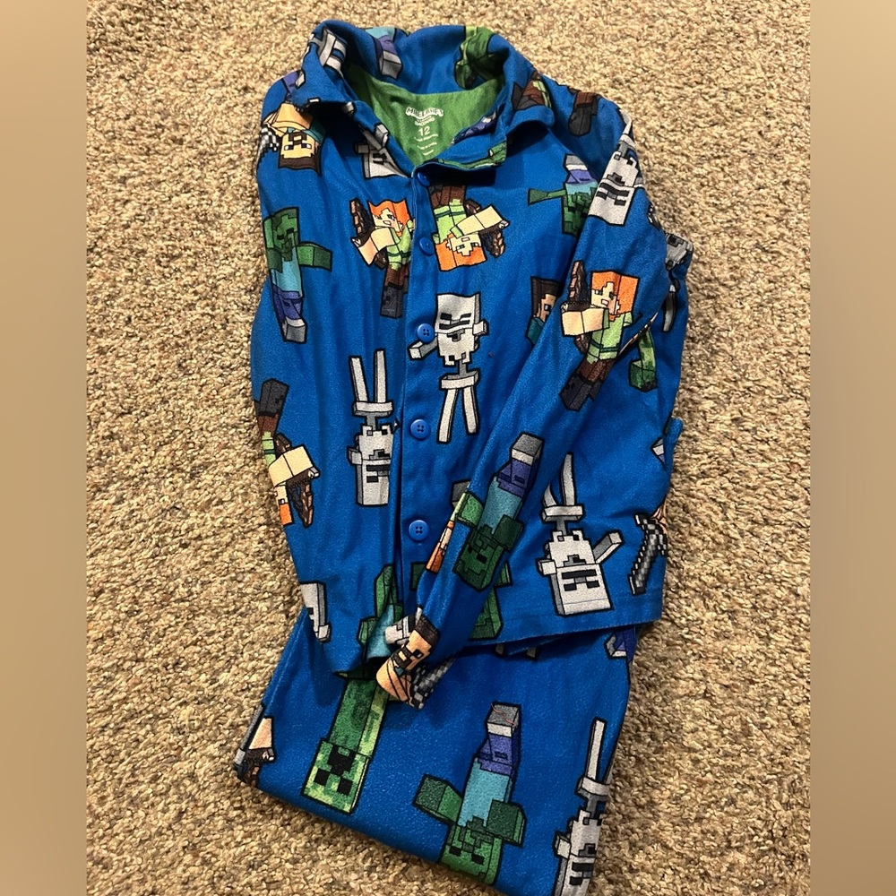 Kids Blue Character Pajama Set